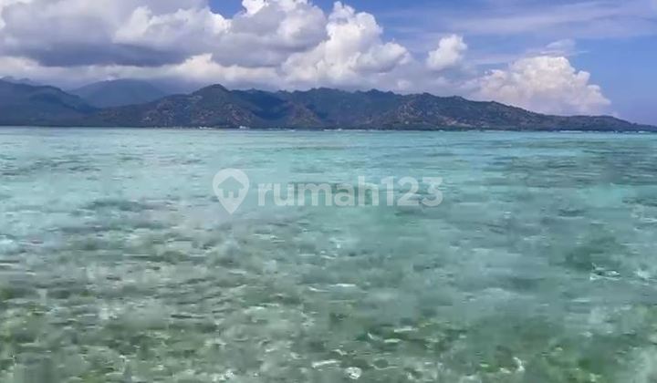 Tanah Pinggir Pantai di Gili Air View Sunset  2