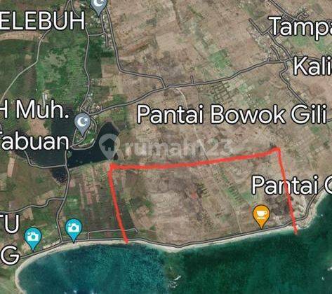 Tanah Pinggir Pantai Pasir Putih di Kaliantan Lombok 2