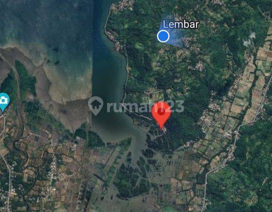 Tanah Pinggir Pantai Lembar Dekat Pelabuhan Gili Mas 2