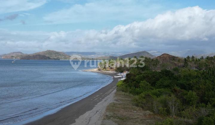 Tanah pinggir pantai beachfront Sekotong view Gili Asahan  