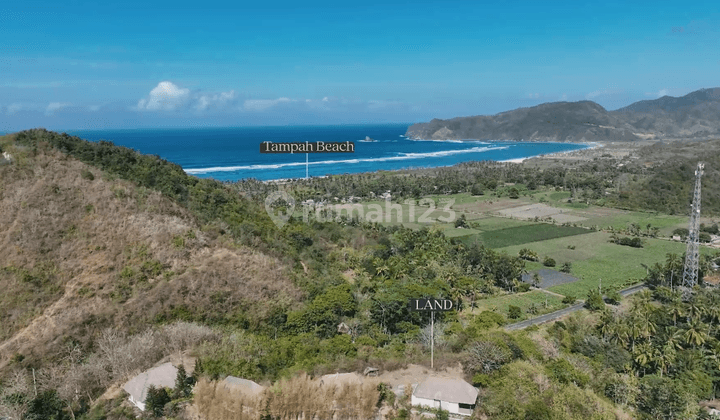 Tanah Lokasi Premium Pinggir Jalan View Laut Tampah Mawun Lombok  1