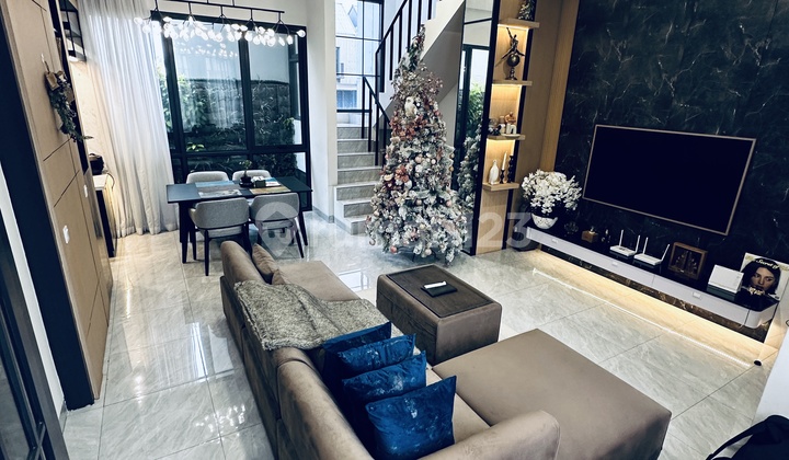 Rumah Cantik Banget Furnished 3 Lantai D Greenwich Park Aether BSD CIty