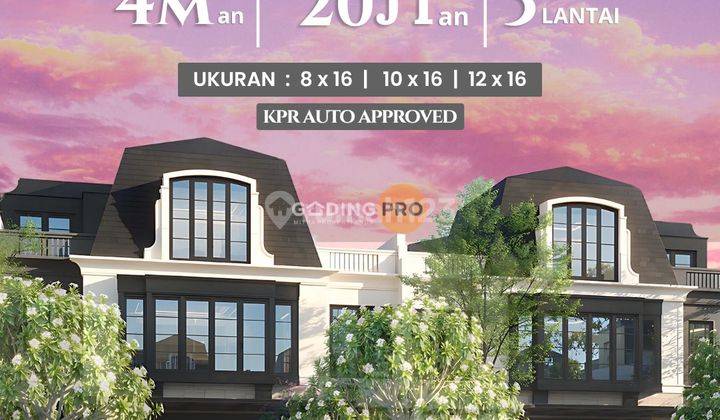 RUMAH BARU CLUSTER MEWAH BELLEFONT EAST AT SUMMARECON SERPONG 3LANTAI 1