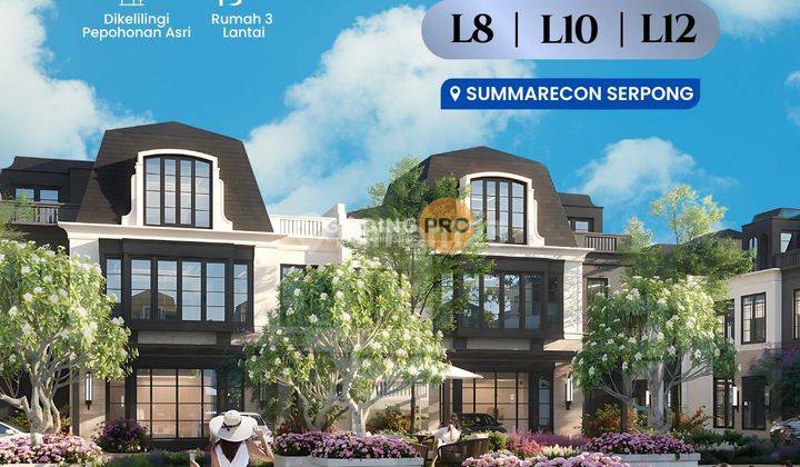 RUMAH BARU CLUSTER MEWAH BELLEFONT EAST AT SUMMARECON SERPONG 3LANTAI 2