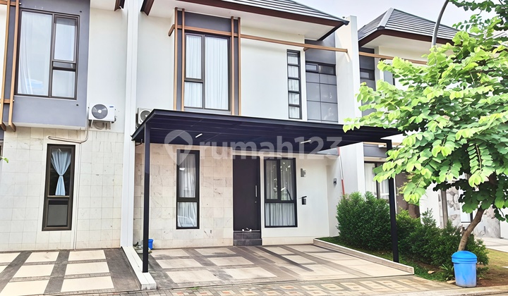 Rumah Depan Taman di Kireina Park BSD Turun Harga!!