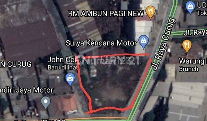 Tanah Di  Pinggir Jalan  Raya Curug  Tanah Ssetrategis 2