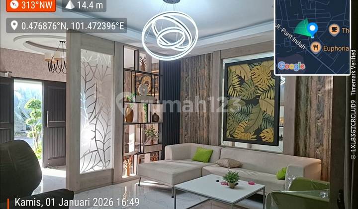 Dijual Rumah Cluster di Bukit Raya, Pekanbaru 2