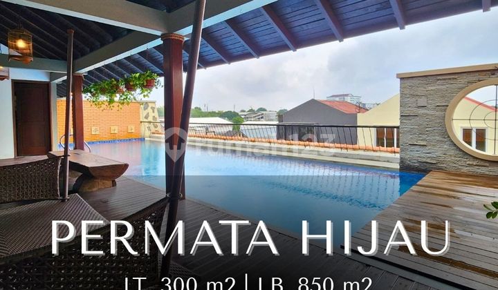 Rumah Bagus Private Lift & S. Pool. Permata Hijau Prime Area Lingkungan Tenang Asri