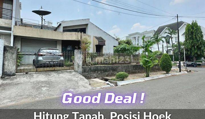 Harga Dekat NJOP ! Pondok Indah Hitung Tanah Posisi Hoek Jalan Lebar & Tenang 1