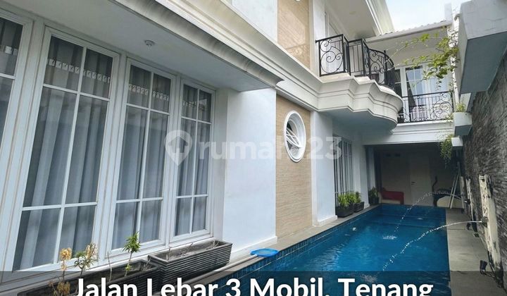 Rumah Mewah Modern Classic Tebet Prime Area Jalan Lebar 3 Mobil Tenang