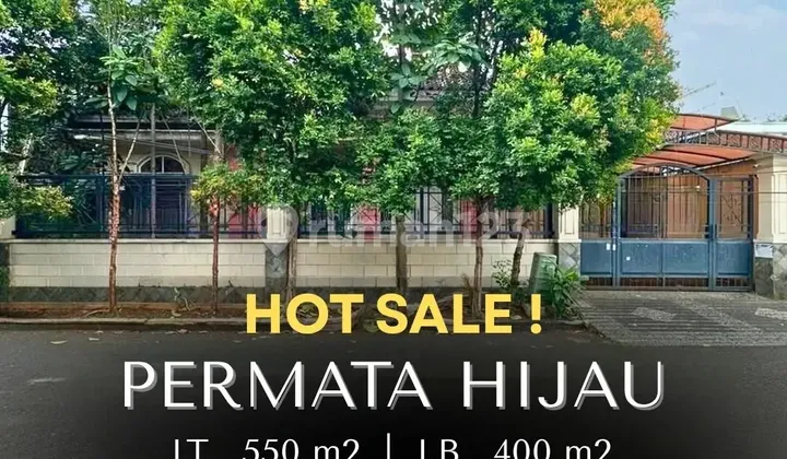 Hot Sale ! Permata Hijau Jl Zamrud Premium Location Tenang Asri