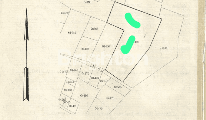 Tanah 2500 m2 di Padurenan 2