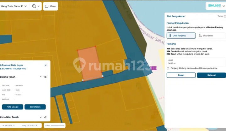 Premium Sea View Land for Sale in Sanur Premium Sea View Land for Sale in Sanur