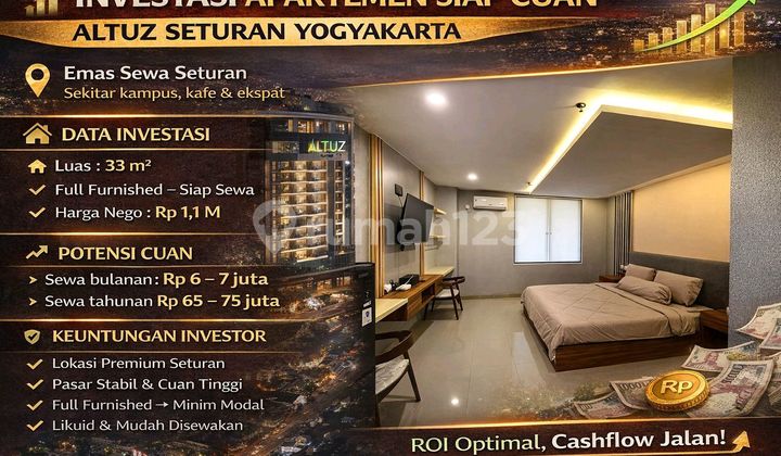 Investasi Apartemen Siap Cuan - Altuz Seturan Yogyakarta 1