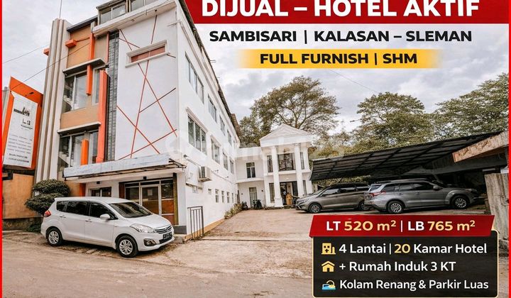 Active Hotel Asset Jogja - 20 Rooms | Fully Furnished | Freehold Title 1