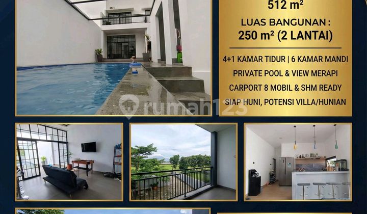 Prime Asset Investment: Modern Tropical Villa with Merapi View & High-Yield Potential in Yogyakarta 1