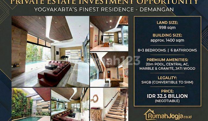 Ultra-Rare Prime Residential Assetcentral Yogyakarta - Demangan District 1