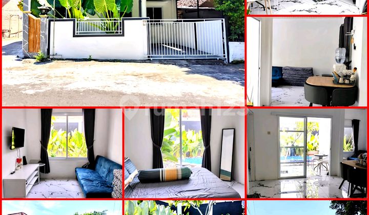 Villa House Fully Furnished Swimming Pool Kalitirto Berbah 1