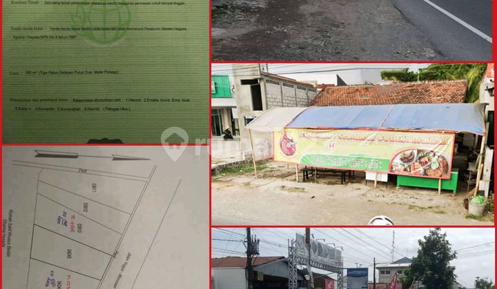 Tanah Pinggir Jalan Raya Wonosari Daerah Berbah