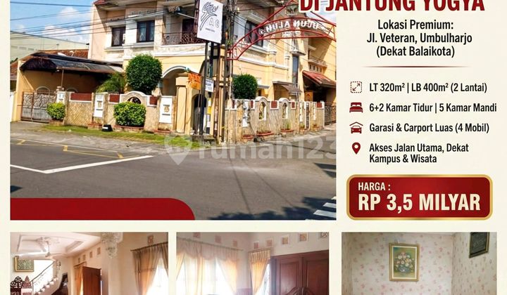 Prime Asset: Rumah Mewah Nol Jalan Raya Veteran - Cocok untuk Kantor/Klinik Premium 1