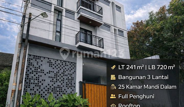 Dijual Kost Eksklusif 25 Kamar - Full Furnished 1