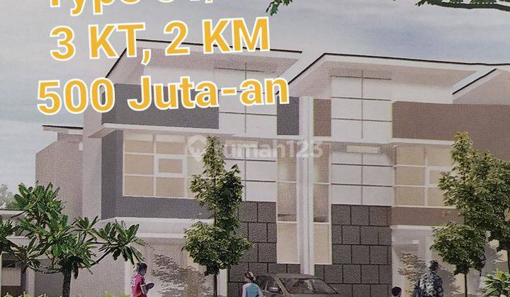 Rumah 2 lantai 3 kamar tidur termurah di kota bogor 1