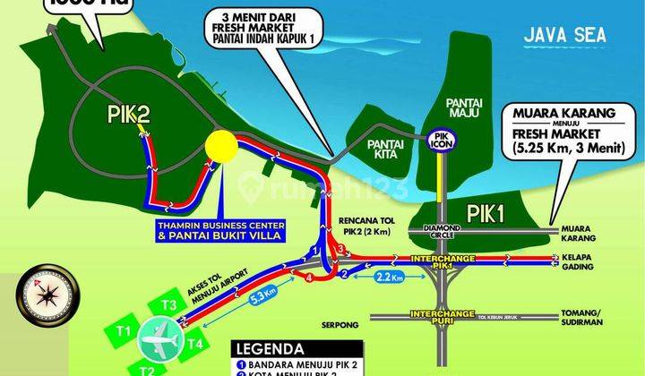 Rumah 3 Lantai Baru di Perumahan Pik 2 - Pantai Indah Kapuk, Jakarta Utara 5