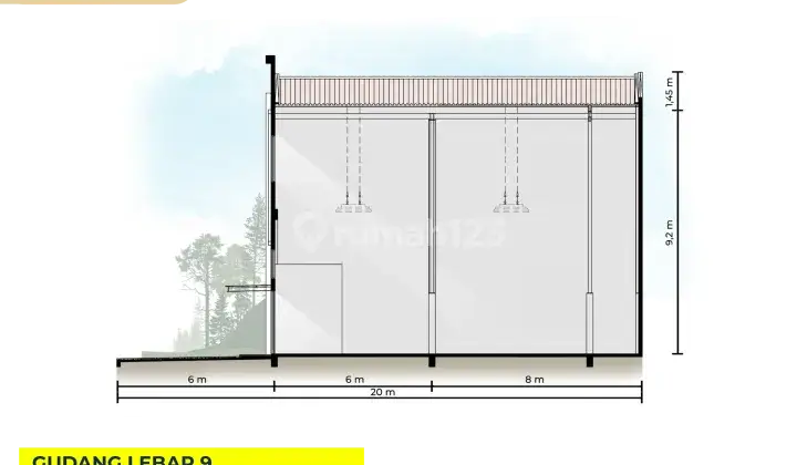 Dijual Gudang Brand New di Komplek Pergudangan Bizpark Pik 2 pantai Indah Kapuk, Jakarta Utara Baru 2