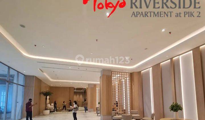 Dijual cepat Apartemen 2 Kamar Tidur Baru Furnished Di Tokyo Riverside PIK 2 1