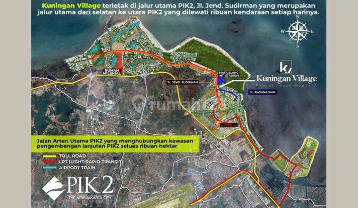 Dijual Cepat Dan Termurah Rumah 2 Lantai Masih Ada Sisa Angsuran di Developer di Perumahan Pik 2 Pantai Indah Kapuk 2