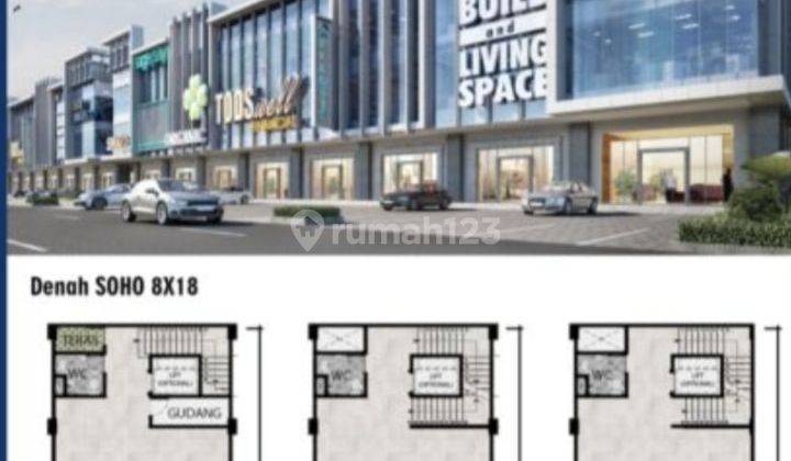 Disewakan Cepat Soho Ready Siap Pakai di Komplek Ruko Soho Wallstreet Pik 2 - Pantai Indah Kapuk 2