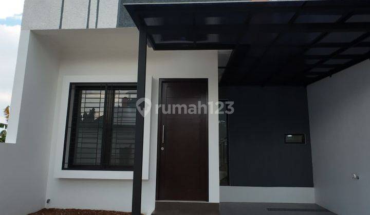 Townhouse Keren 2 Lantai, Desain Skandinavian, One Gate, Lingkungan Asri Lokasi Strategis Dekat Pintu Tol Jatiwarna 2