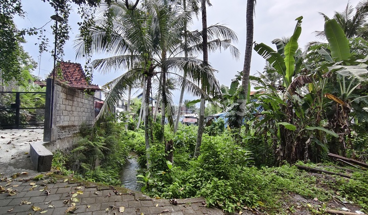 Tanah View Sungai Lingkungan Villa di Saba Gianyar