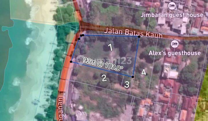 Commercial Land On Jimbaran Beach Front 1