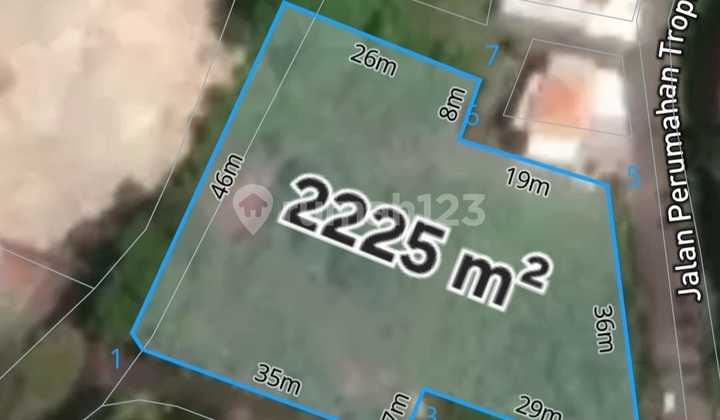 Tanah Hoek Ocean View di Kori Nuansa Jimbaran