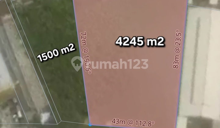 Tanah Komersil di Raya Teuku Umar Barat Tanah Komersil di Raya Teuku Umar Barat