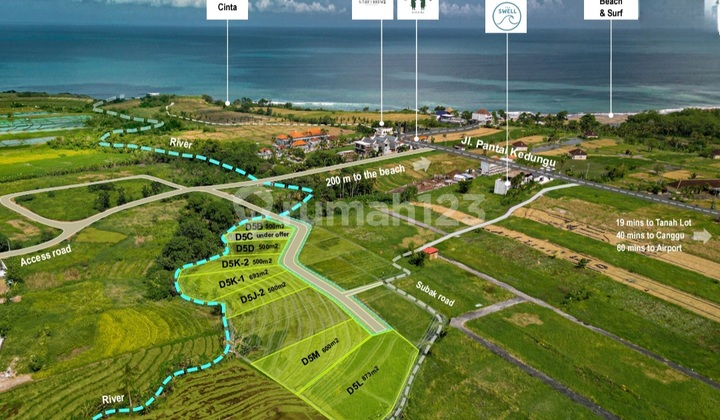 Tanah Kavling Dekat Pantai Kedungu Tanah Kavling Dekat Pantai Kedungu