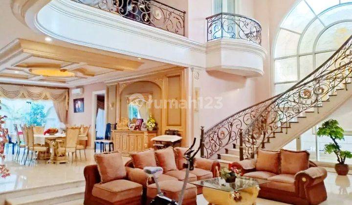 Termurah Rumah Lux Romawi 3 Lt Marmer Furnish Araya Luar Cluster 2