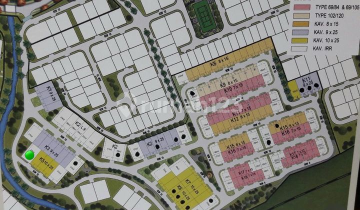 Kaving Depan & Samping Ada Taman 15X25tanah Lebih Royal Blossom F