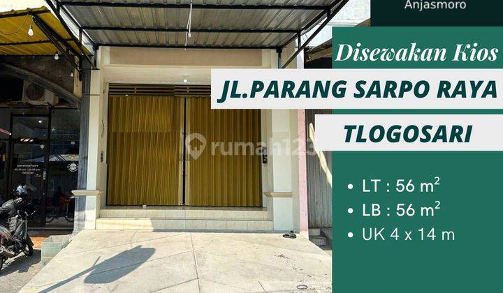 Sewa Kios di Jl. Parang Sarpo Raya, Tlogosari 1