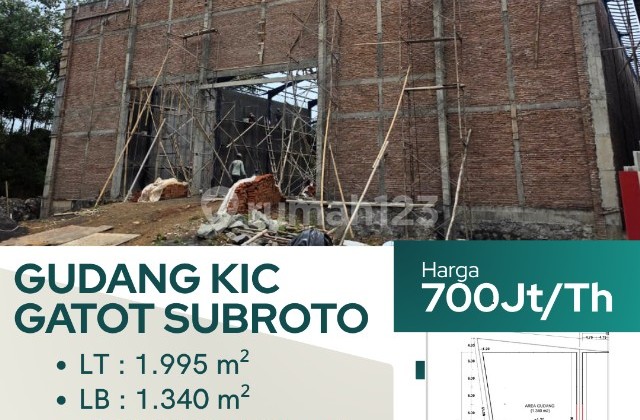 Disewakan Gudang KIC Gatot Subroto (Ready Desember 2025) 1