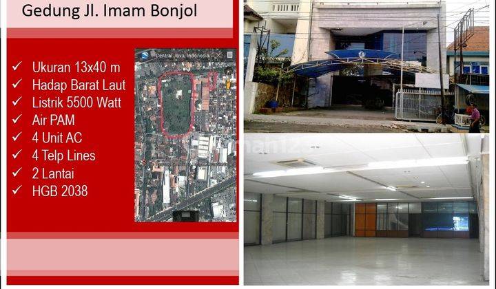 Disewakan Gedung di Jl Imam Bonjol, Semarang 1