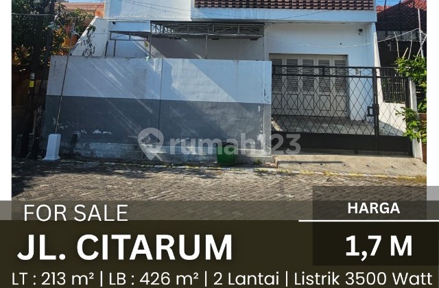 For Sale Jl Citarum, Semarang 1