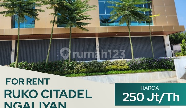For Rent Citadel Shop House, Ngaliyan, Semarang 1