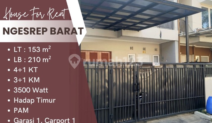 Disewakan Rumah Jl Ngesrep Barat, Semarang 1