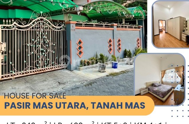 Dijual Rumah Pasir Mas Utara, Tanah Mas, Semarang 1