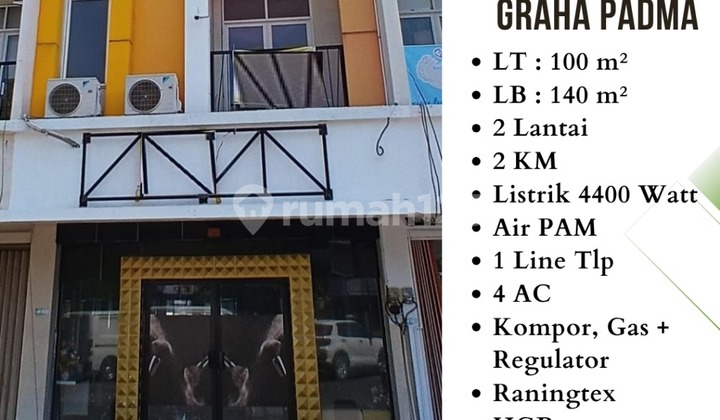 For Rent: Ex-Salon Shop House in Graha Padma, Semarang 1