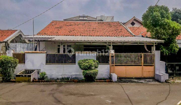 Turun Harga Rumah Lama Hitung Tanah Kemanggisan Ilir, Harga Nego  1