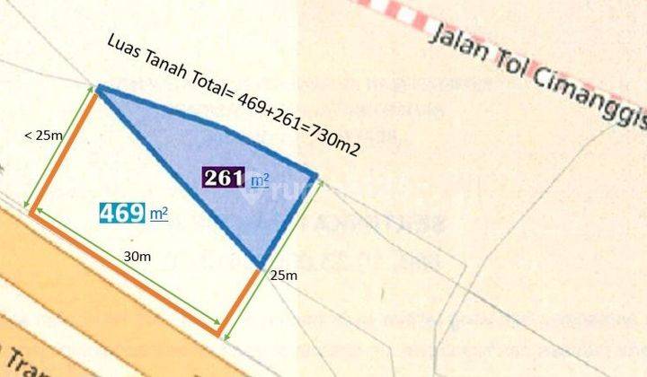 Dijual Cepat Kavling Komersial Jalan Utama Gunung Putri Bogor 2