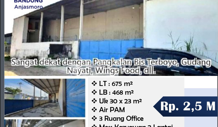 Jual  Gudang Terboyo  Industri   1